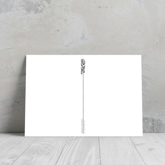 Social Battery - Postcard